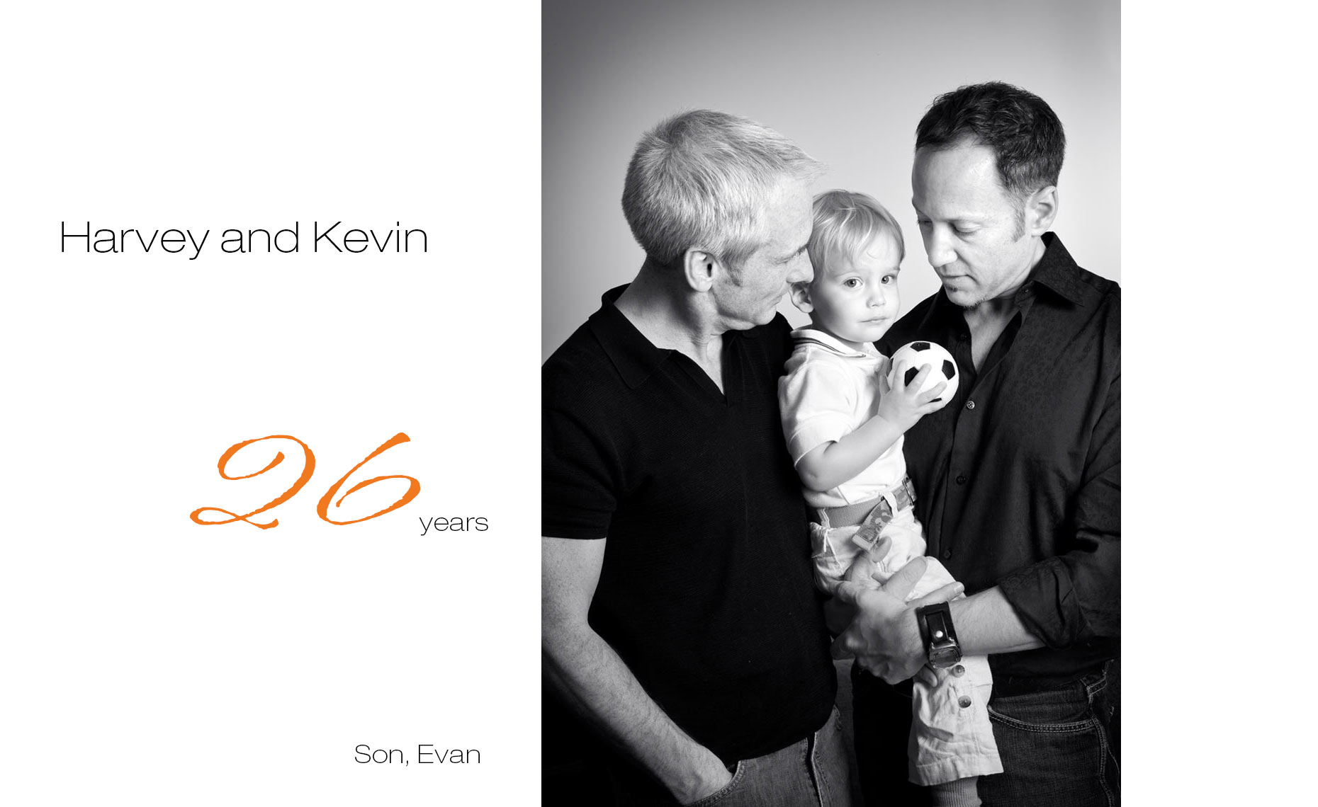 HarveyandKevin, together 26 years, First Comes Love,  LGBTQ Couple
